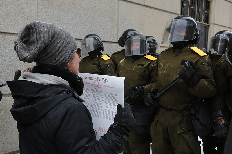 Freedom Convoy : Truckers Protest : Ottawa, Canada : Richard Moore : Photographer : Photojournalist